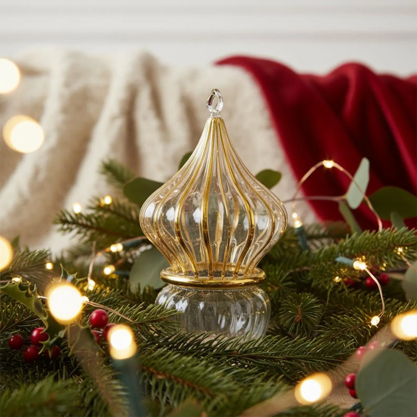 Crown Christmas ornament handmade